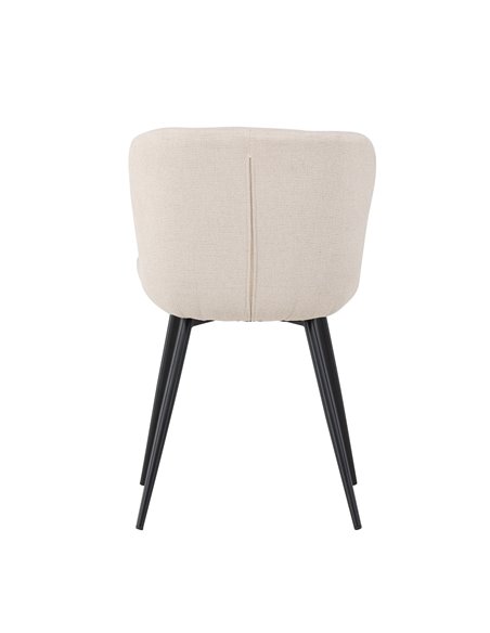 Matstol Lily, Beige/Svart