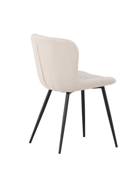 Matstol Lily, Beige/Svart