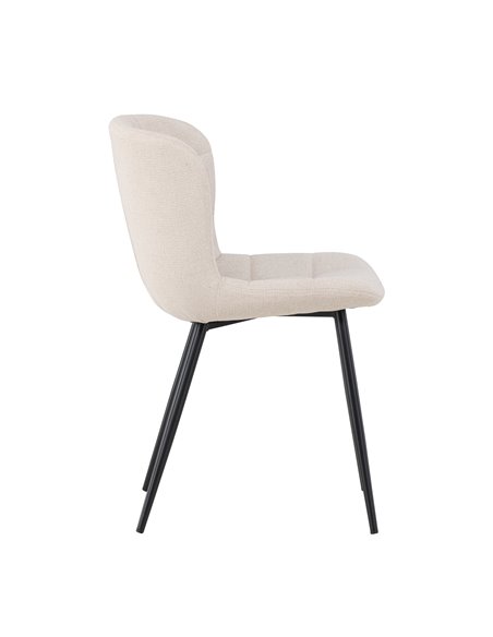 Matstol Lily, Beige/Svart