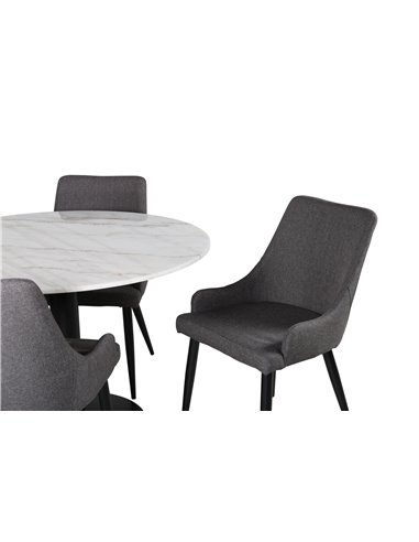 Matgrupp Estelle med Plaza matstolar