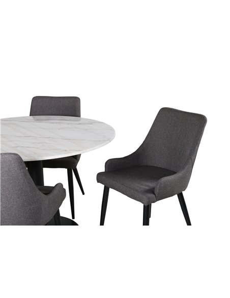 Matgrupp Estelle med Plaza matstolar