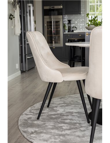 Matgrupp Razzia med Velvet Deluxe matstolar