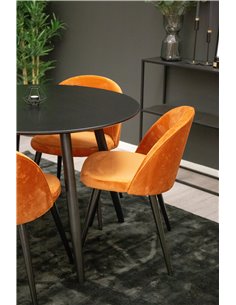 Matgrupp Plaza med Velvet matstolar 2