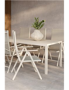 Matgrupp Break med Break matstolar, 205 × 90 cm 2
