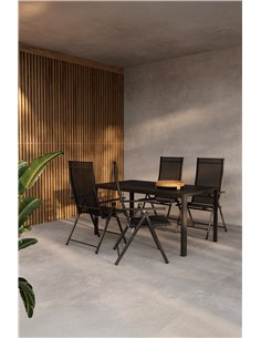 Matgrupp Giardini med Levanzo matstolar, 150 × 85 cm