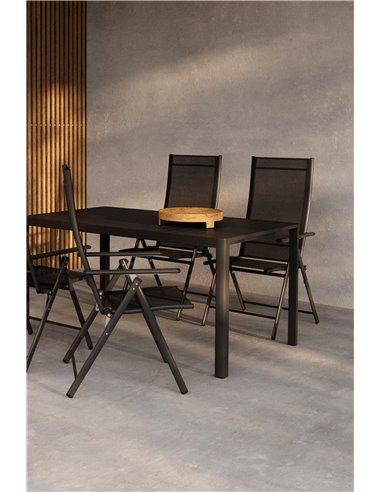 Matgrupp Giardini med Levanzo matstolar, 150 × 85 cm