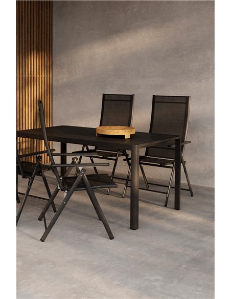 Matgrupp Giardini med Levanzo matstolar, 150 × 85 cm