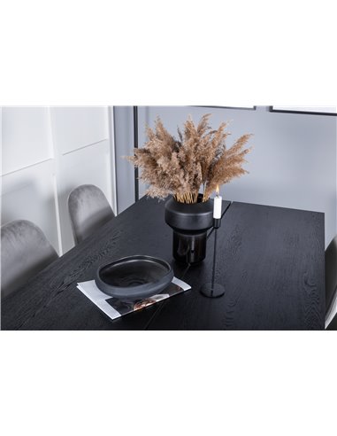 Matgrupp Sleek med Polar matstolar, 195 × 95 cm