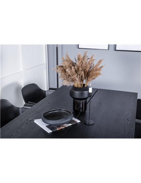 Matgrupp Sleek med Comfort matstolar, 195 × 95 cm