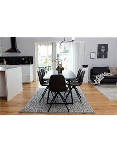 Matgrupp Inca med Polar matstolar, 160 × 85 cm
