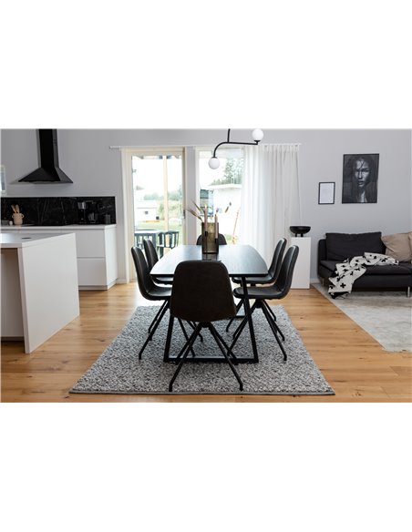 Matgrupp Inca med Polar matstolar, 160 × 85 cm