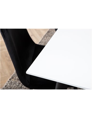 Matgrupp Jimmy med Polar matstolar, 195 × 90 cm