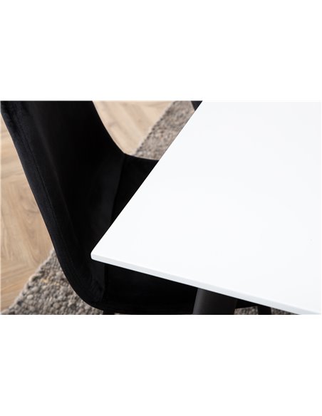 Matgrupp Jimmy med Polar matstolar, 195 × 90 cm