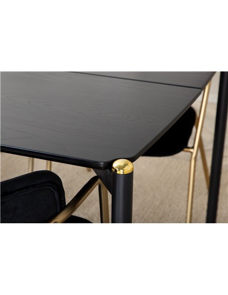 Matgrupp Pelle med Arrow matstolar, 190 × 90 cm