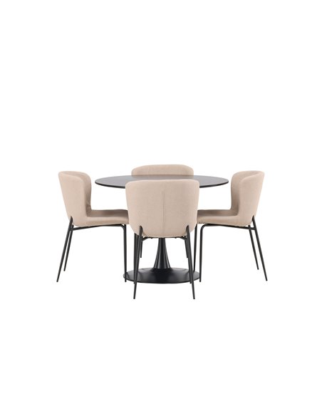 Matgrupp Glade med Modesto matstolar