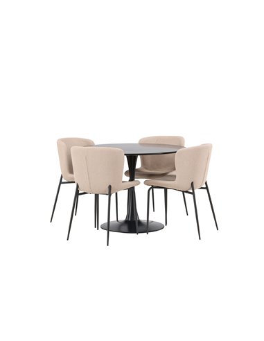 Matgrupp Glade med Modesto matstolar