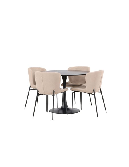Matgrupp Glade med Modesto matstolar