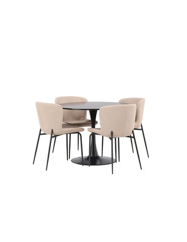 Matgrupp Glade med Modesto matstolar