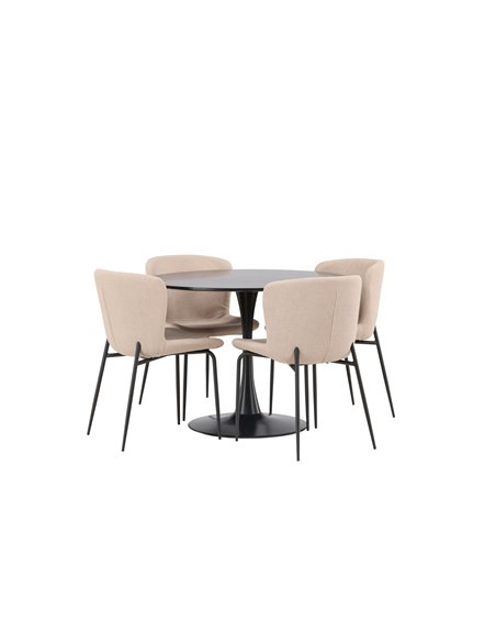 Matgrupp Glade med Modesto matstolar