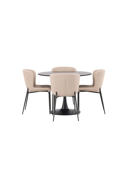Matgrupp Glade med Modesto matstolar