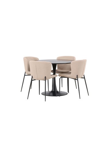 Matgrupp Glade med Modesto matstolar
