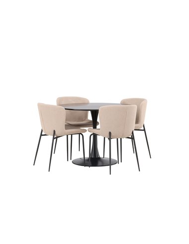 Matgrupp Glade med Modesto matstolar