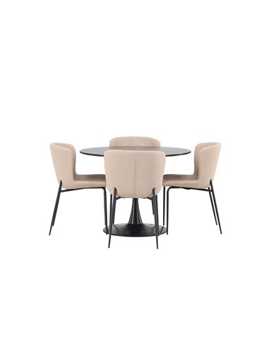 Matgrupp Glade med Modesto matstolar