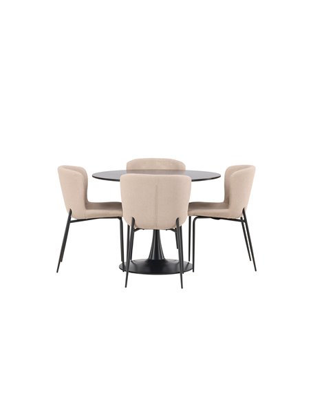 Matgrupp Glade med Modesto matstolar