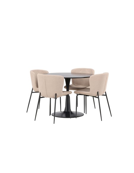 Matgrupp Glade med Modesto matstolar