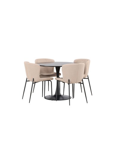 Matgrupp Glade med Modesto matstolar