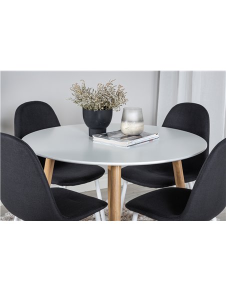 Matgrupp Plaza med Polar matstolar