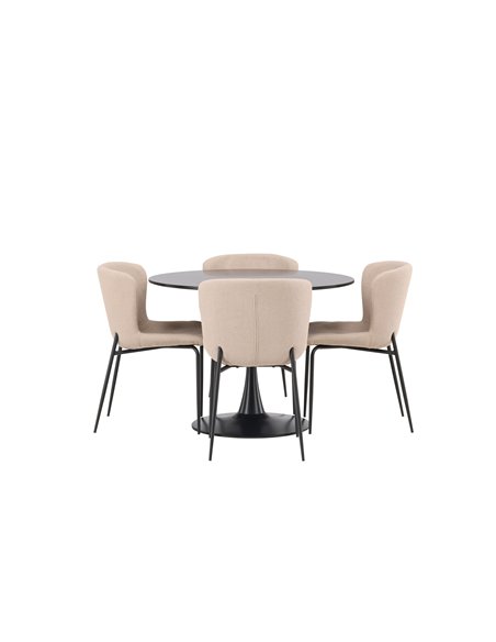Matgrupp Glade med Modesto matstolar