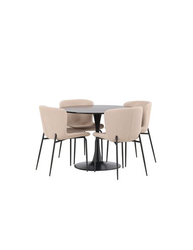 Matgrupp Glade med Modesto matstolar
