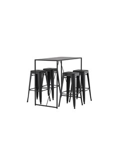 Matgrupp Brea med Tempe matstolar, 120 × 60 cm 2