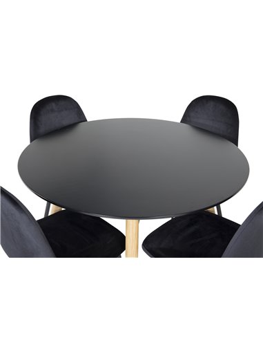 Matgrupp Plaza med Polar matstolar