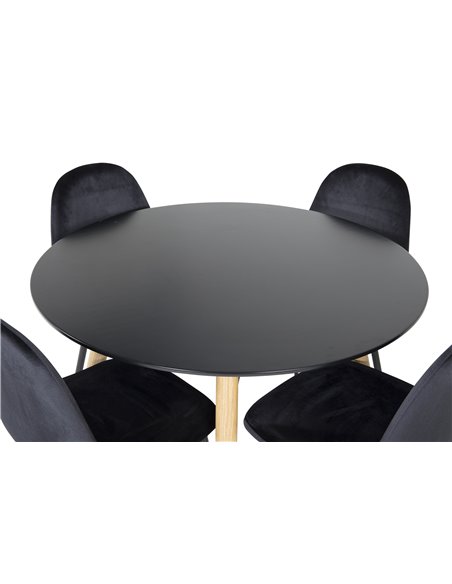 Matgrupp Plaza med Polar matstolar
