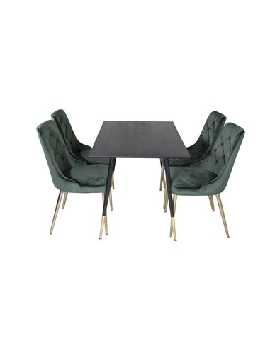 Matgrupp Dipp med Velvet Deluxe matstolar