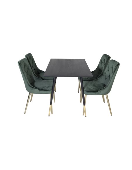 Matgrupp Dipp med Velvet Deluxe matstolar
