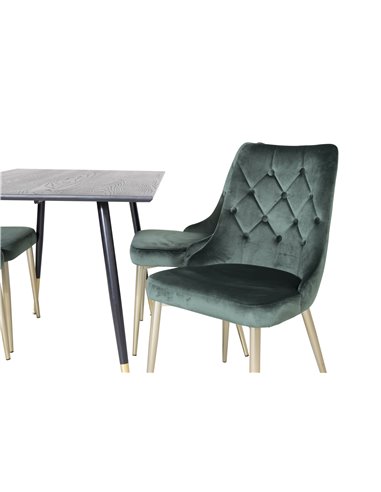 Matgrupp Dipp med Velvet Deluxe matstolar