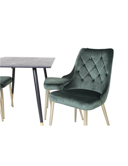 Matgrupp Dipp med Velvet Deluxe matstolar