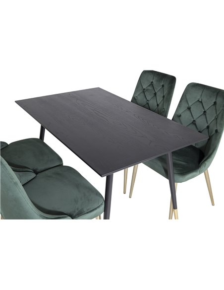 Matgrupp Dipp med Velvet Deluxe matstolar