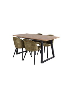 Matgrupp Inca med stolarna Velvet 2