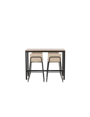 Matgrupp Camden med Bisbee matstolar, 120 × 60 cm