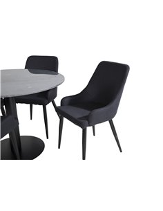 Matgrupp Estelle med Plaza matstolar 2