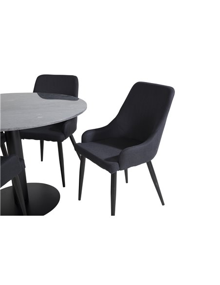 Matgrupp Estelle med Plaza matstolar
