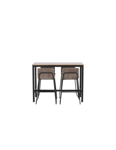 Matgrupp Camden med Bisbee matstolar, 120 × 60 cm