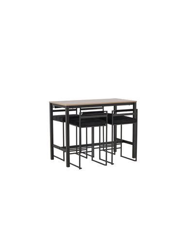 Matgrupp Camden med Opelika matstolar, 120 × 60 cm