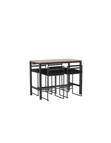 Matgrupp Camden med Opelika matstolar, 120 × 60 cm