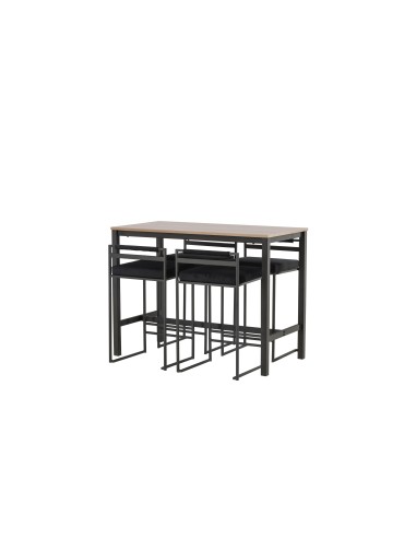 Matgrupp Camden med Opelika matstolar, 120 × 60 cm