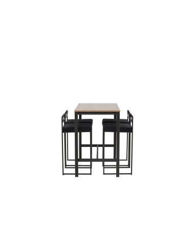 Matgrupp Camden med Opelika matstolar, 120 × 60 cm